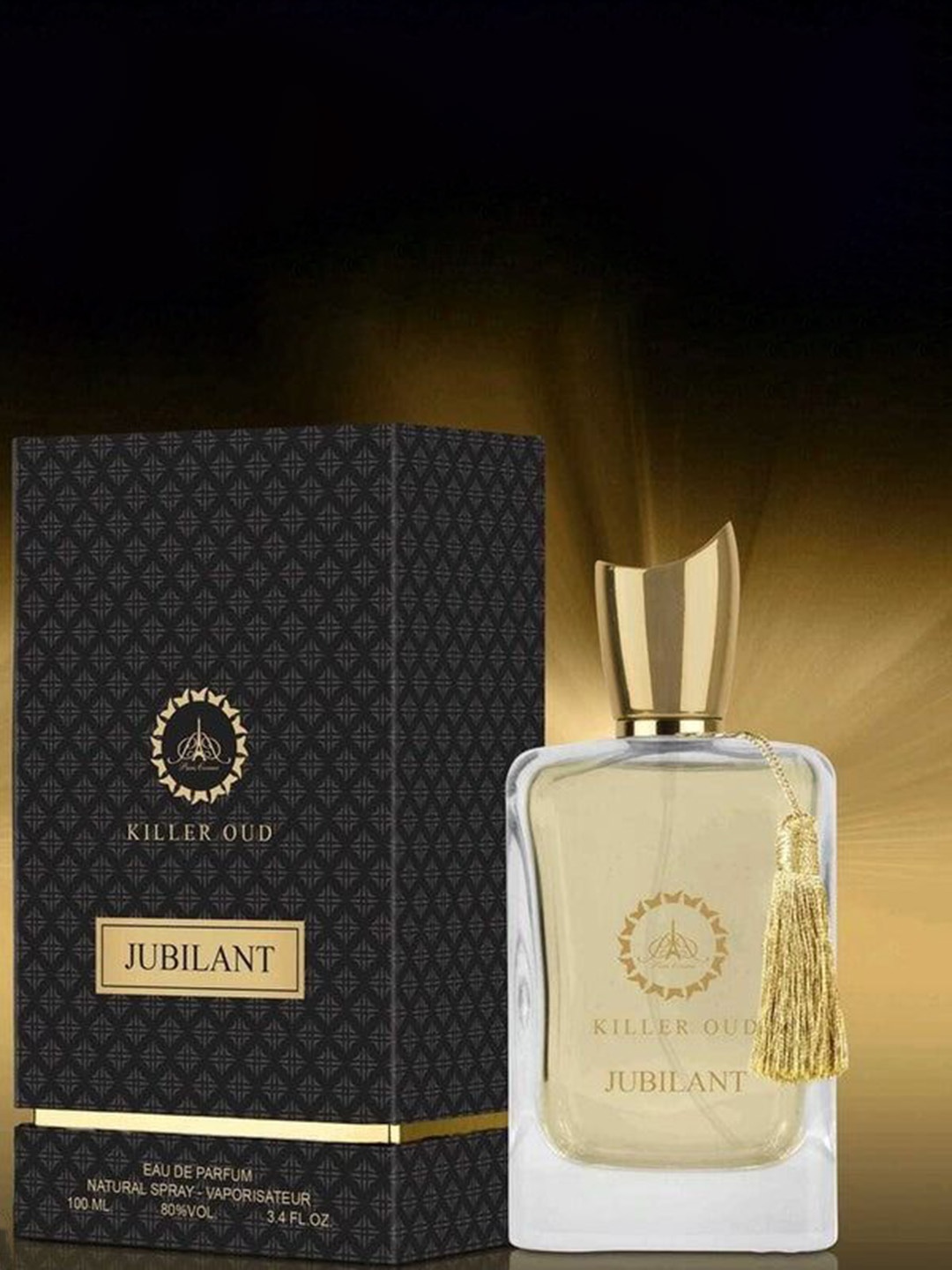 

Paris Corner Perfumes Jubilant Killer Oud Eau De Parfum - 100 ml, Transparent