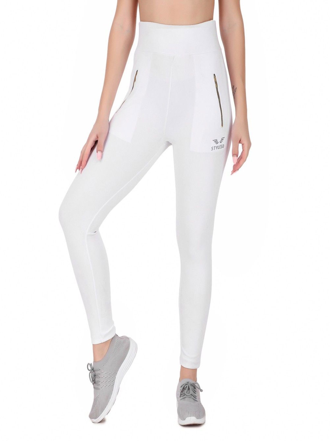 

STYLESO Women Slim Fit Jeggings, White