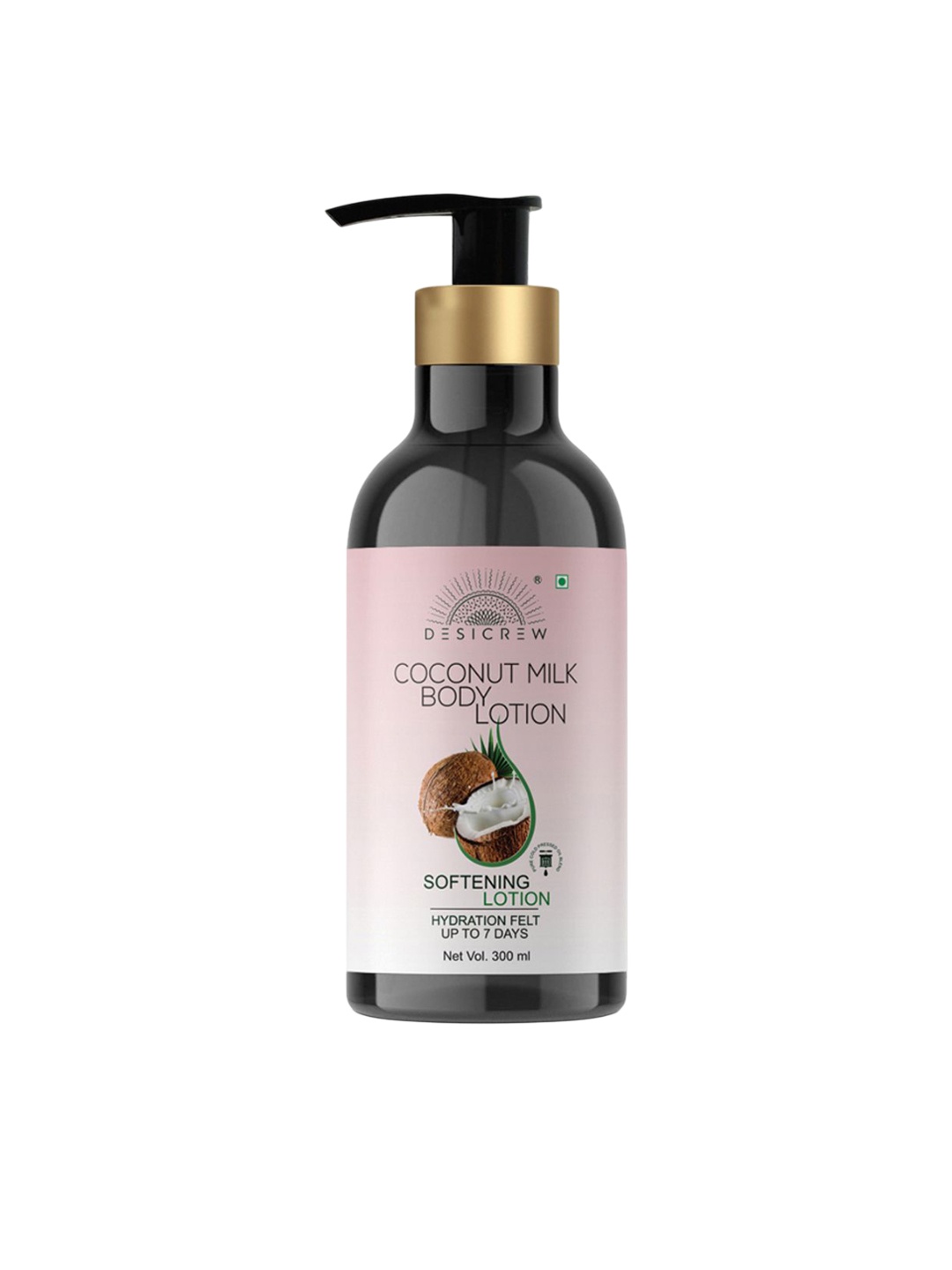

Desi Crew Coconut Milk Body Lotion- 300 ml, White