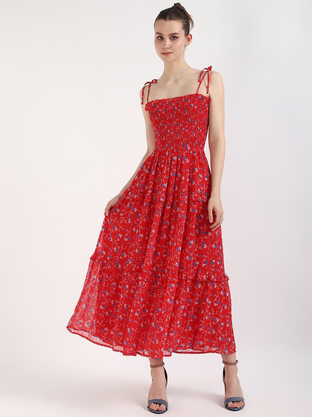 

Tommy Hilfiger Women Floral Fit & Flare Dress, Red