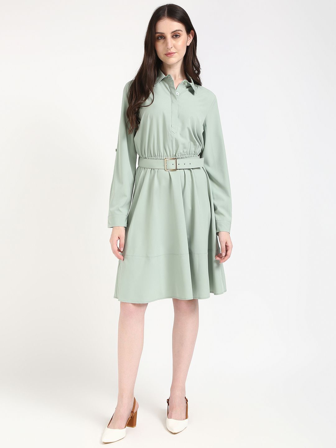 

Calvin Klein Jeans Shirt Dress, Green