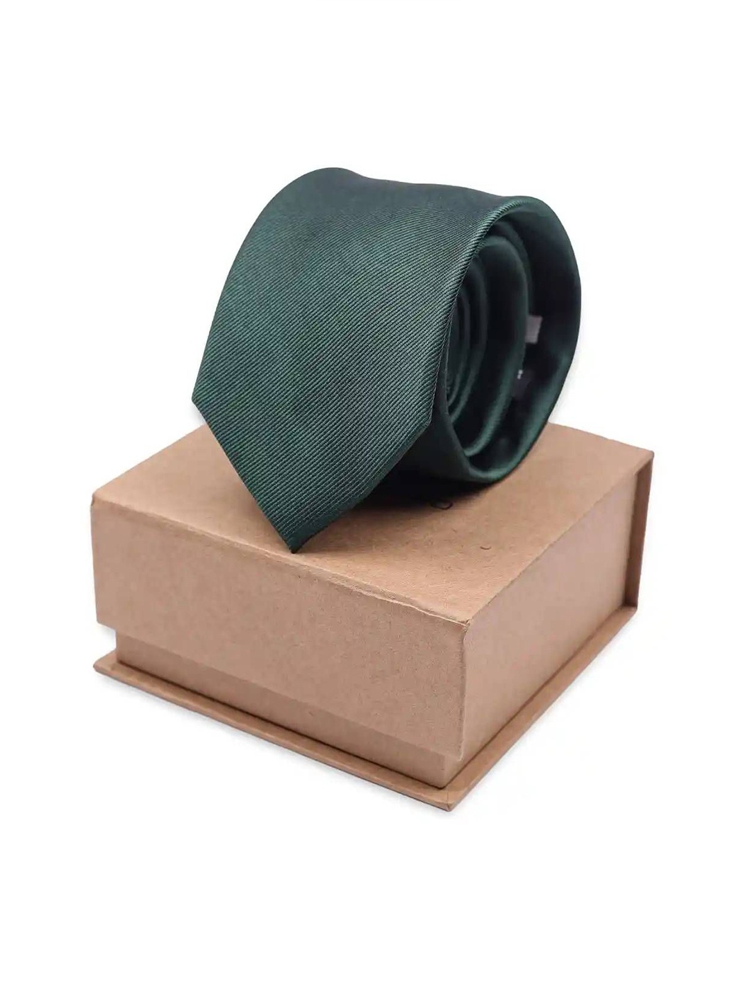 

The Tie Hub Men Solid Broad Tie, Green