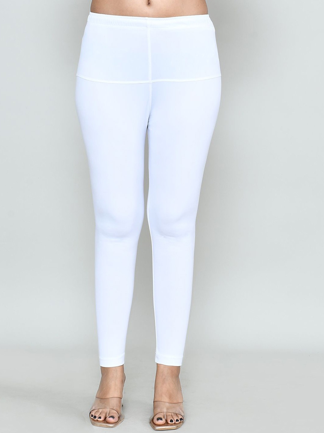

RAPL Women Cotton Blend Breathable Ankle Length Leggings, White