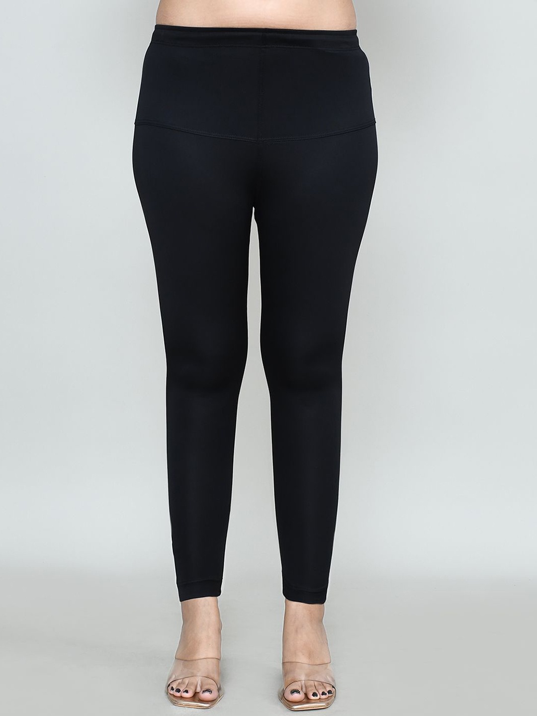

RAPL Women Cotton Blend Breathable Ankle Length Leggings, Black