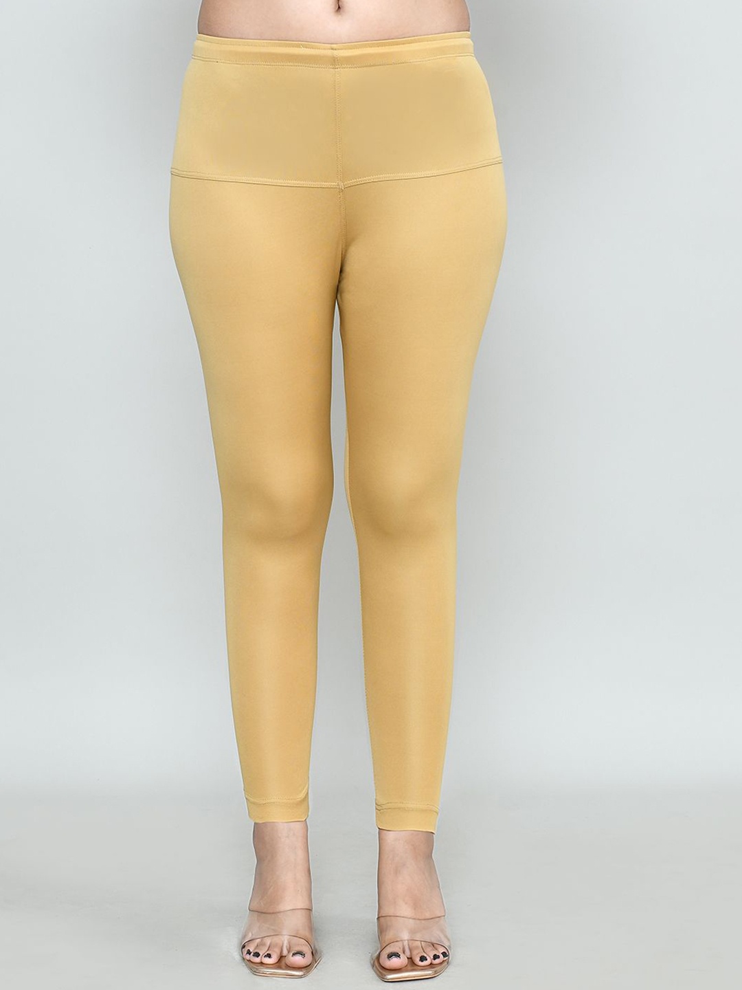 

RAPL Women Cotton Blend Breathable Ankle Length Leggings, Beige