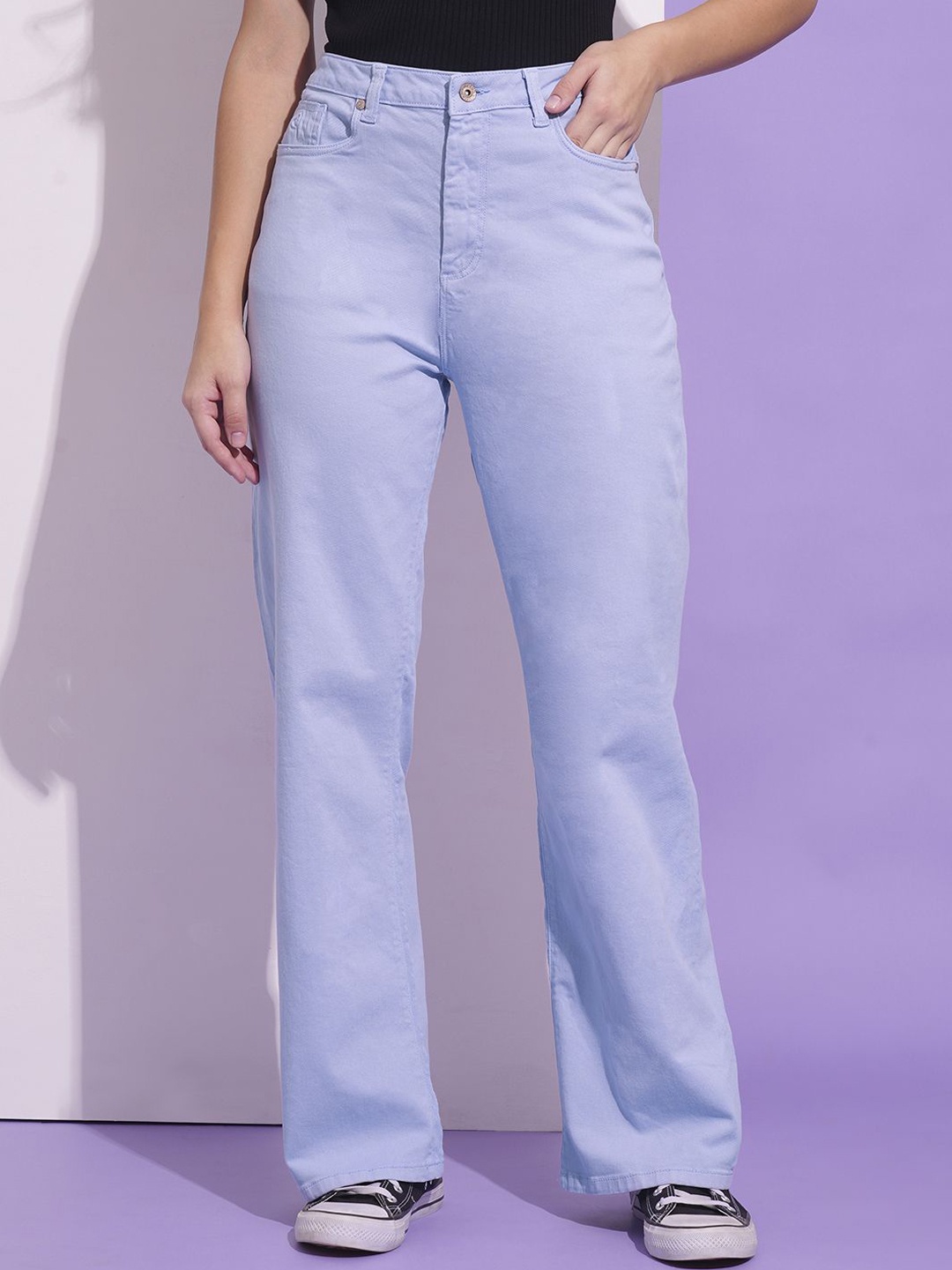 

Being Human Women Slim Fit Mid-Rise Jeans, Purple