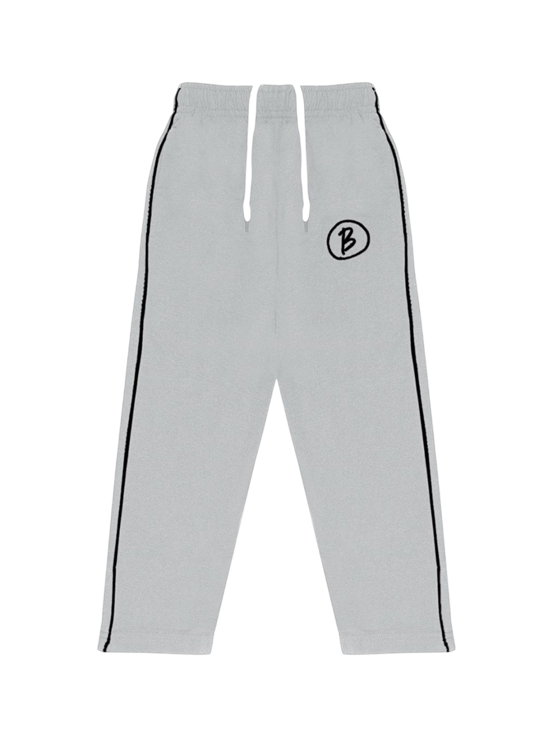 

BAESD Boys Mid-Rise Cotton Track Pants, Grey