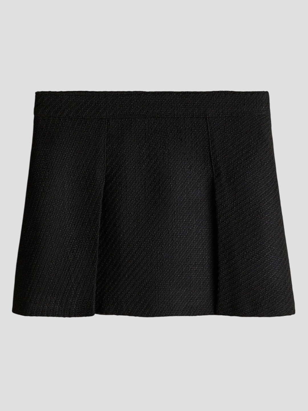 

H&M Pleated Skirt, Black