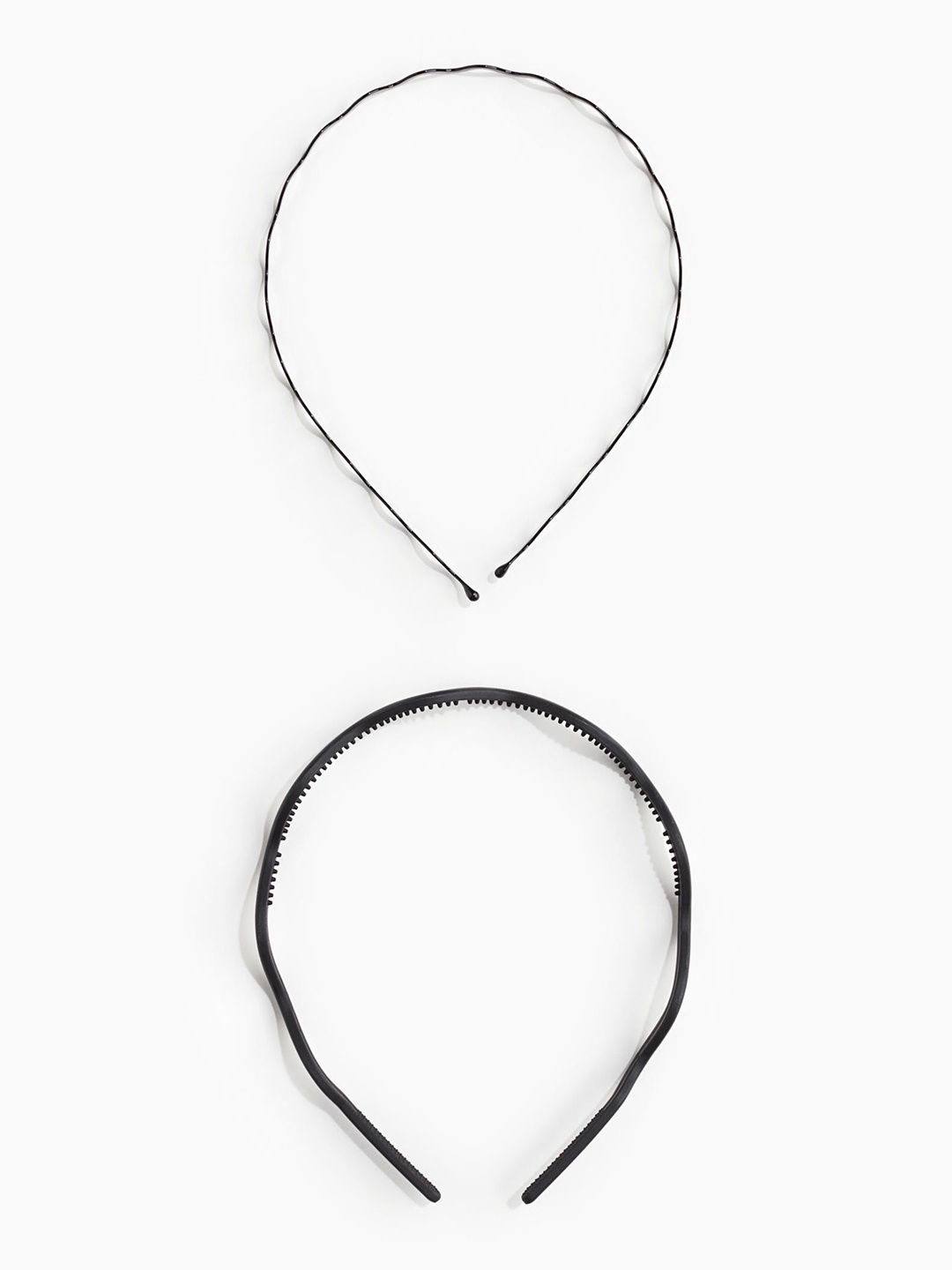 

H&M 2-Pack Wavy Alice Bands, Black