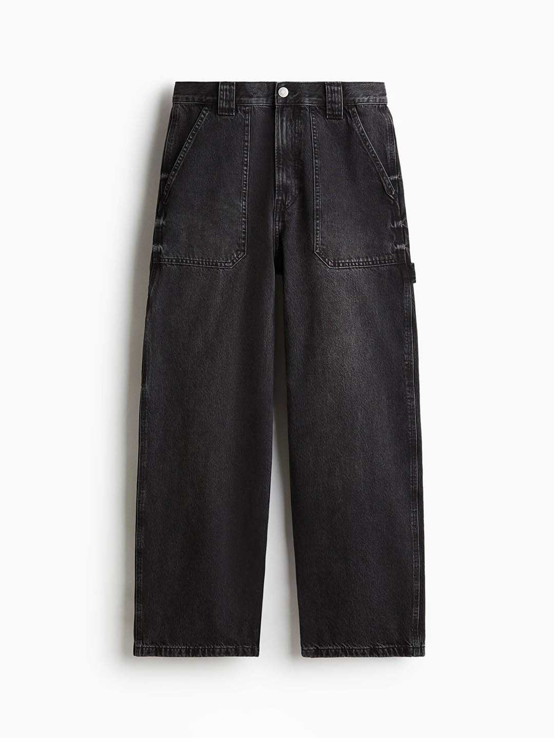 

H&M Carpenter Baggy Jeans, Black