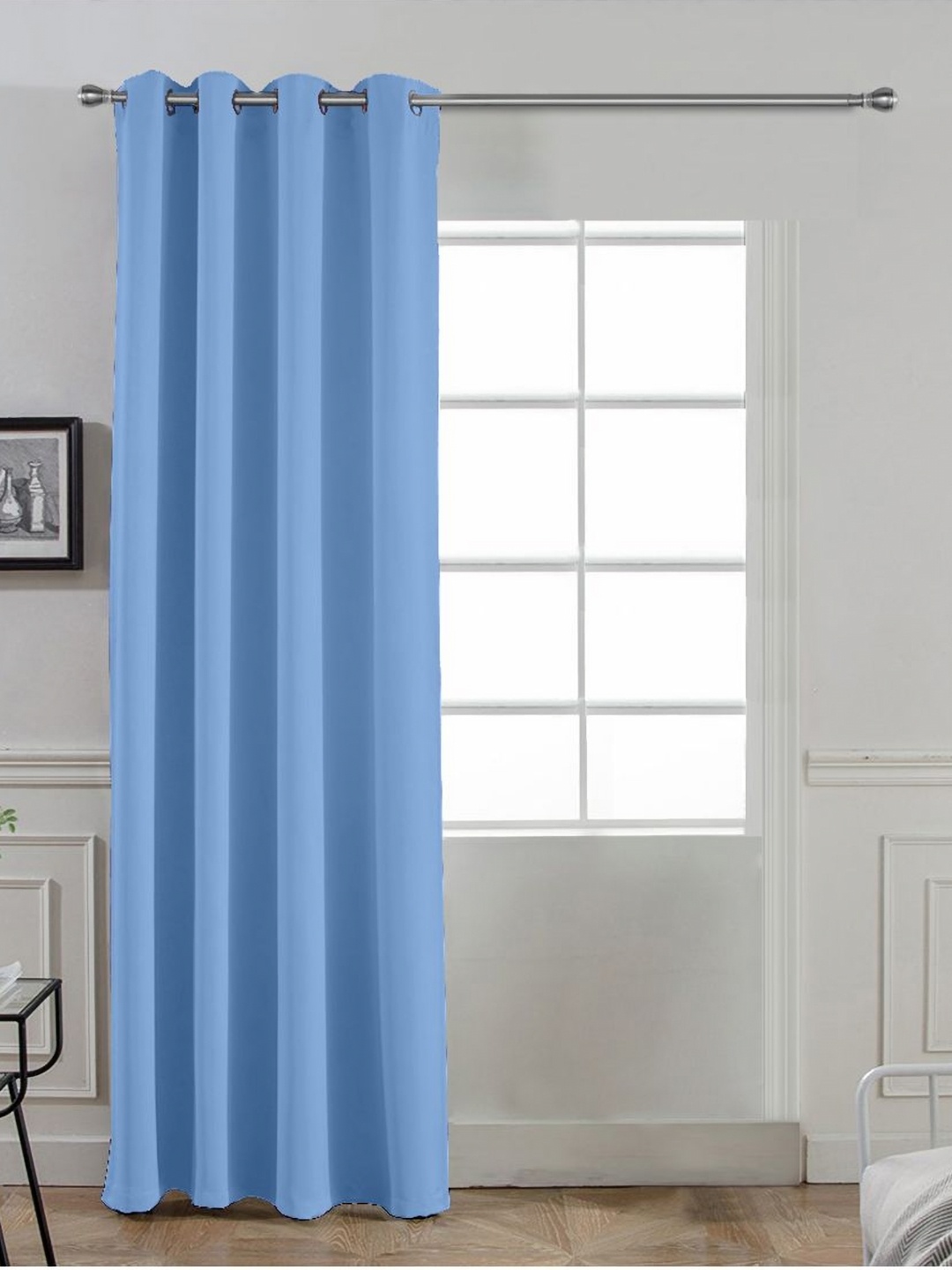 

Divine Casa Turquoise Blue Black Out Door Curtain