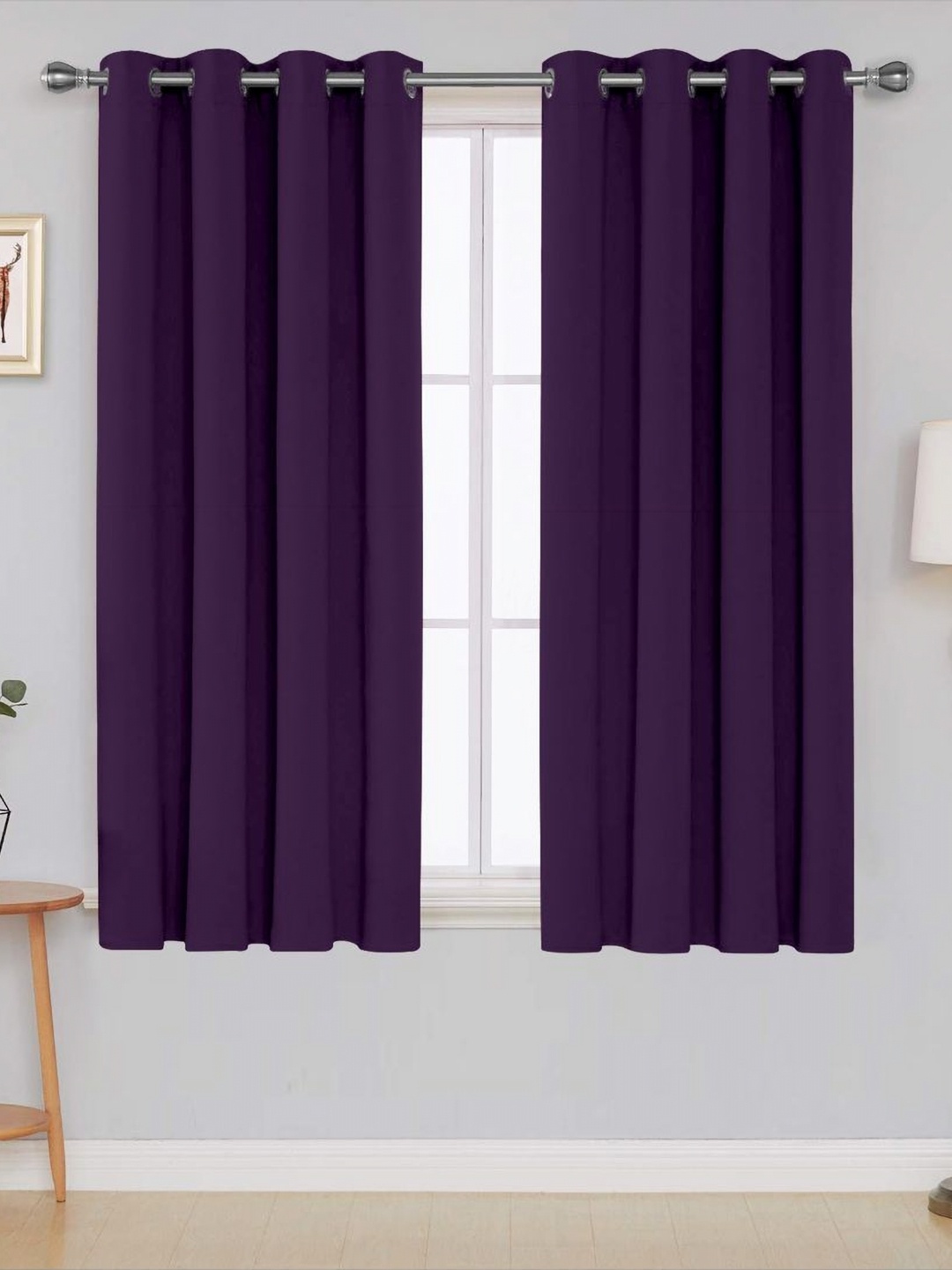

Divine Casa Purple Window Curtain