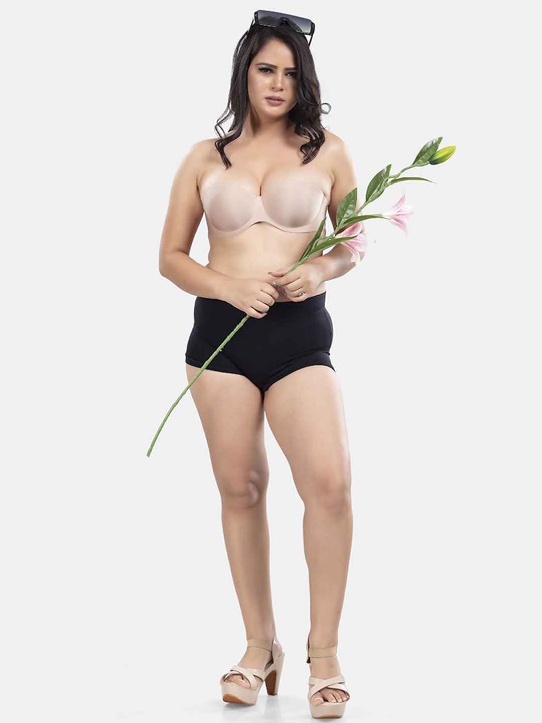 

BOLD & BAE Women Everyday Full Coverage Cotton Bra, Beige