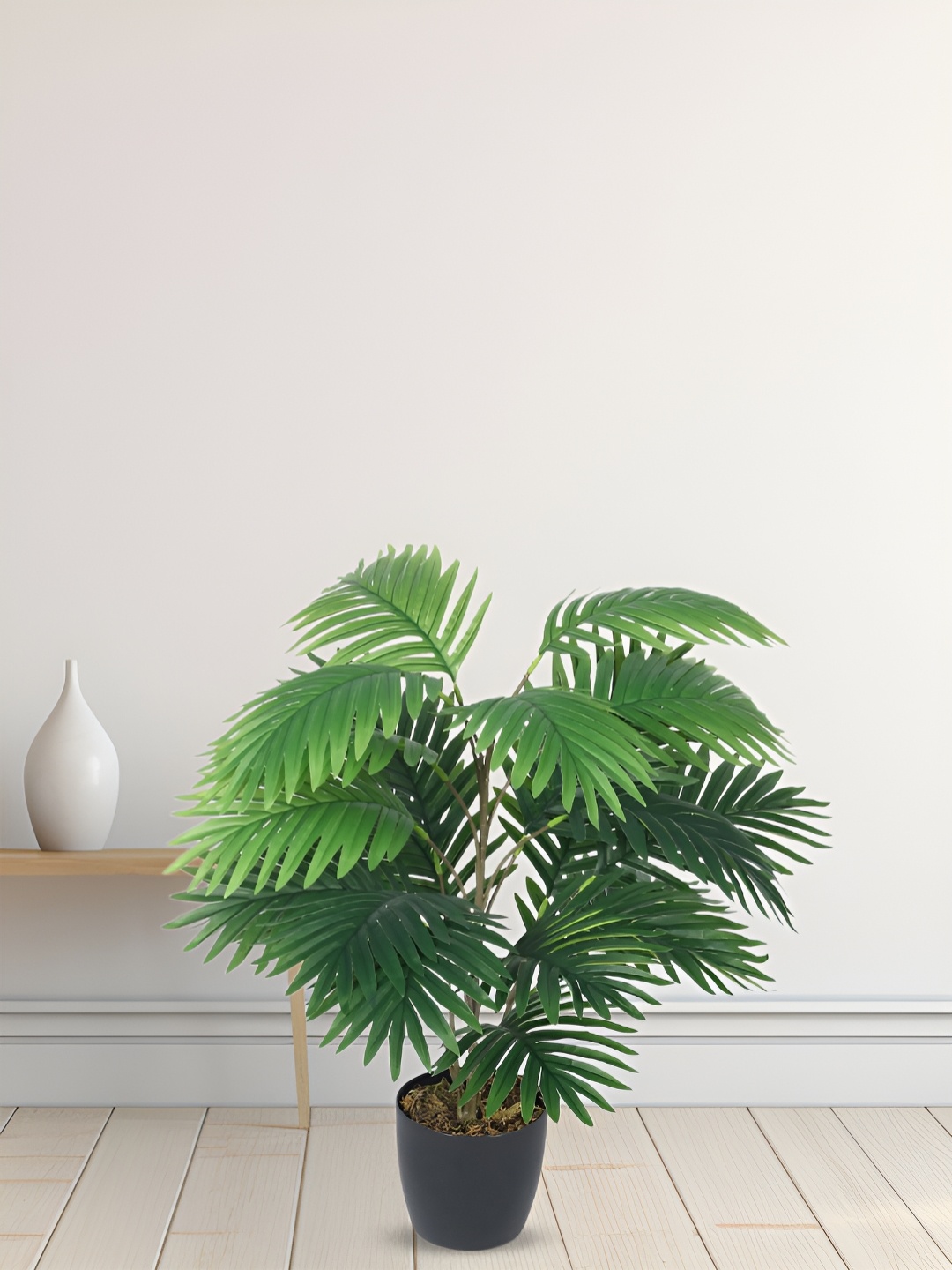 

Home Bloom Green & Black Artificial Plant With Pot