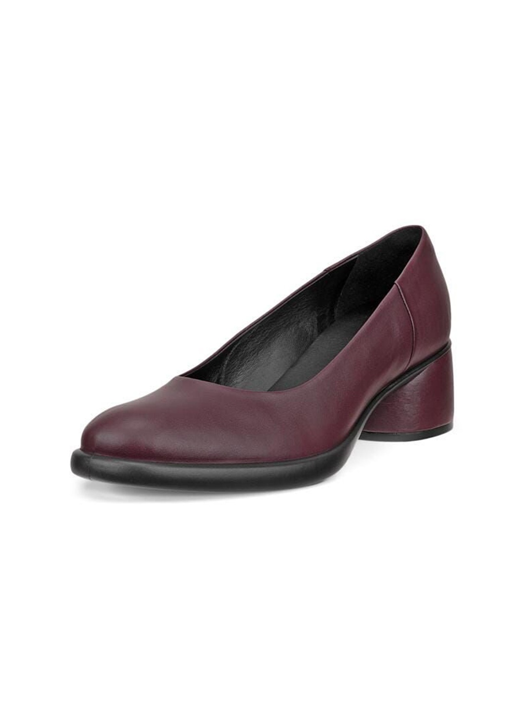 

ECCO Women Leather Block Pumps, Purple