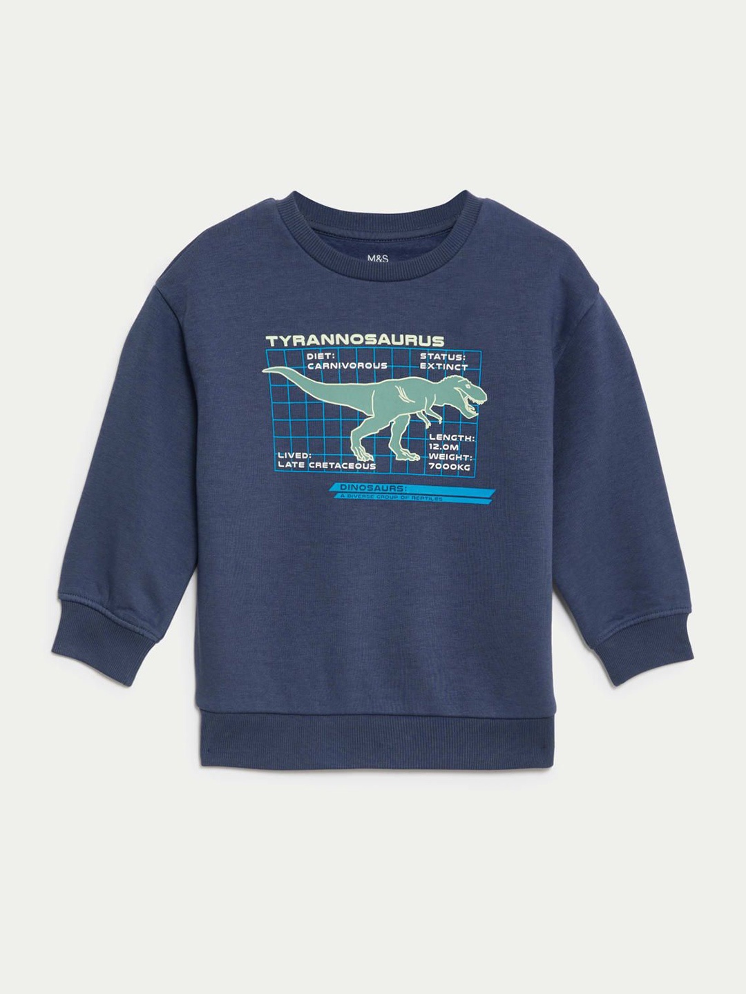 

Marks & Spencer Boys Printed Sweatshirt, Navy blue