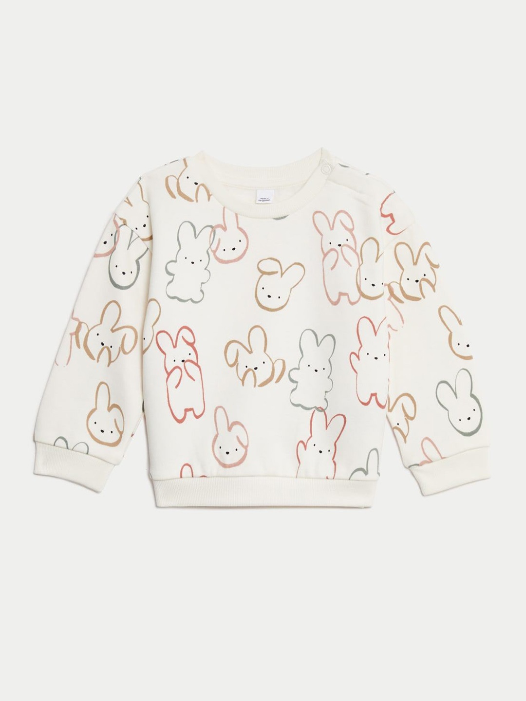 

Marks & Spencer Girls Printed Sweatshirt, Cream