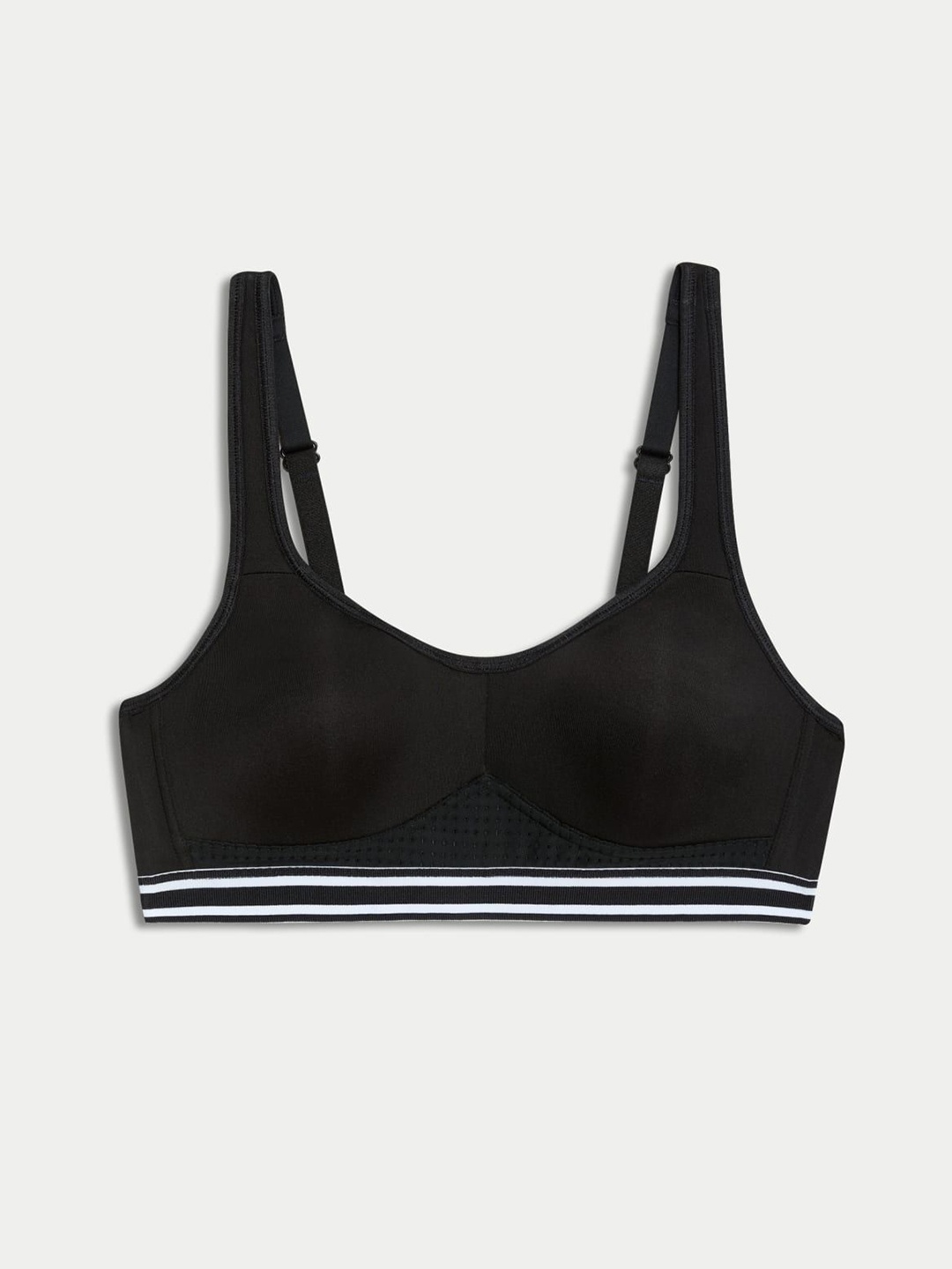 

Marks & Spencer Full Coverage Lightly Padded Everyday Sports Bra, Black