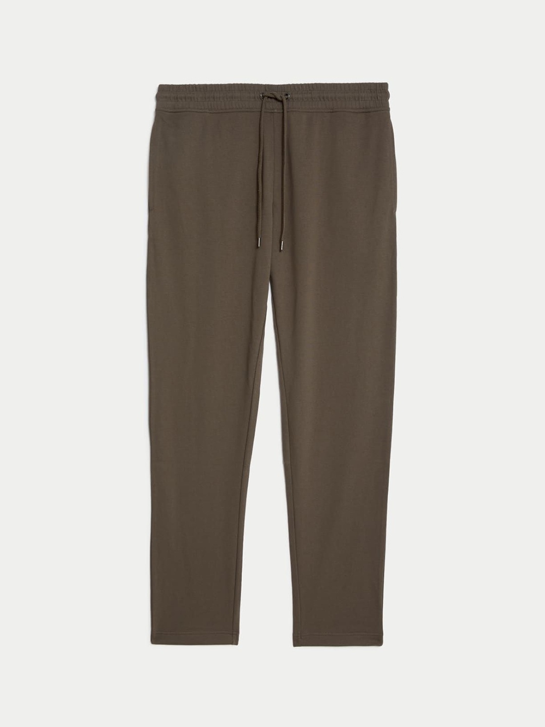 

Marks & Spencer Men Straight Leg Cotton Track Pants, Brown