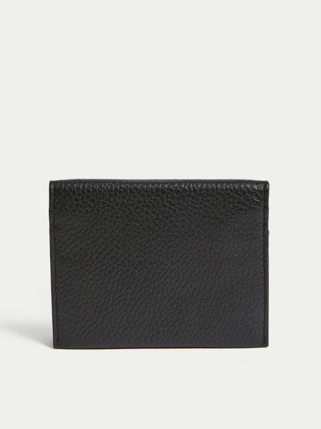 

Marks & Spencer Men Textured Leather Card Holder, Black