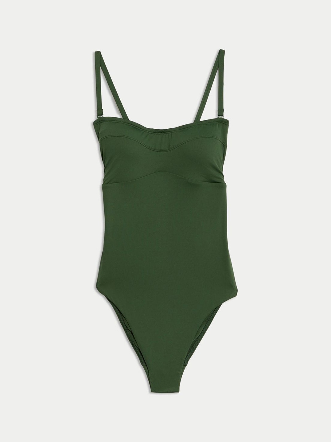 

Marks & Spencer Padded Swim Bodysuit, Green