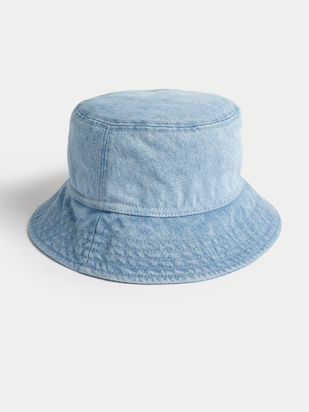 

Marks & Spencer Women Solid Bucket Hat, Blue