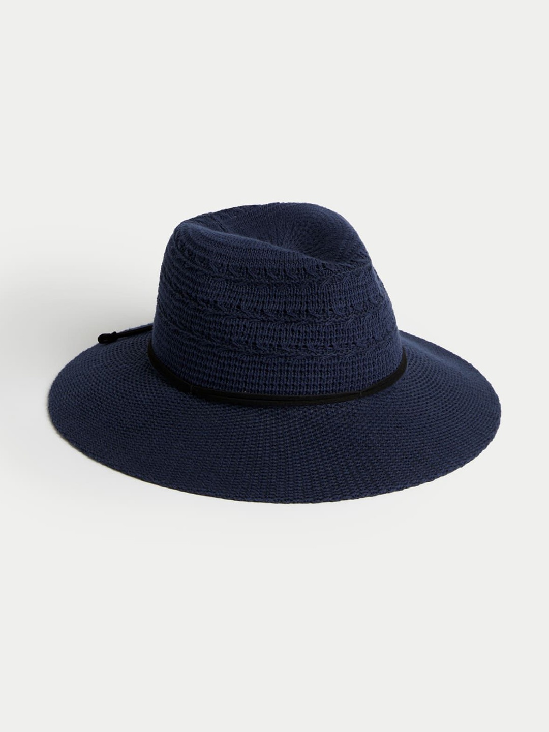 

Marks & Spencer Women Solid Fedora Hat, Blue