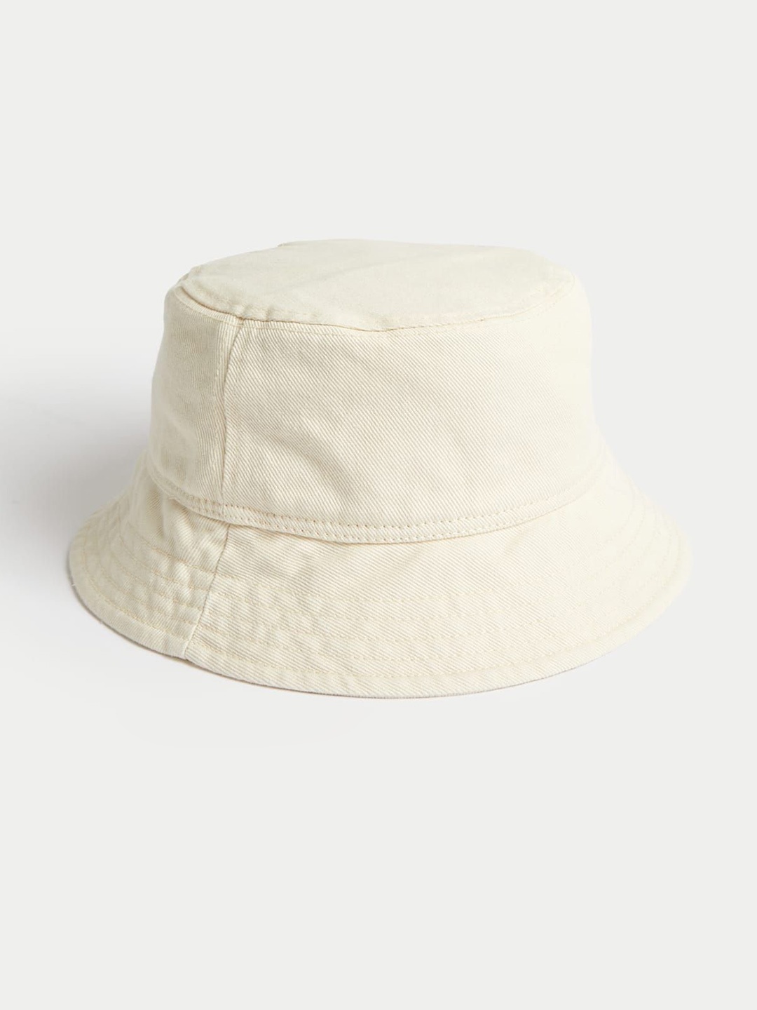 

Marks & Spencer Women Solid Bucket Hat, Cream