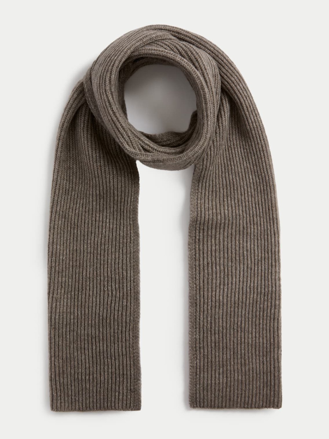 

Marks & Spencer Women Self Design Scarf, Brown