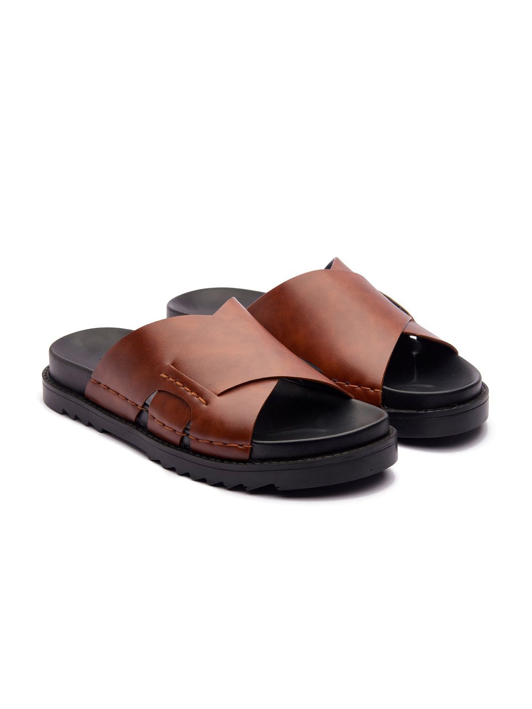 

MICHAEL ANGELO Men Comfort Sandals, Tan
