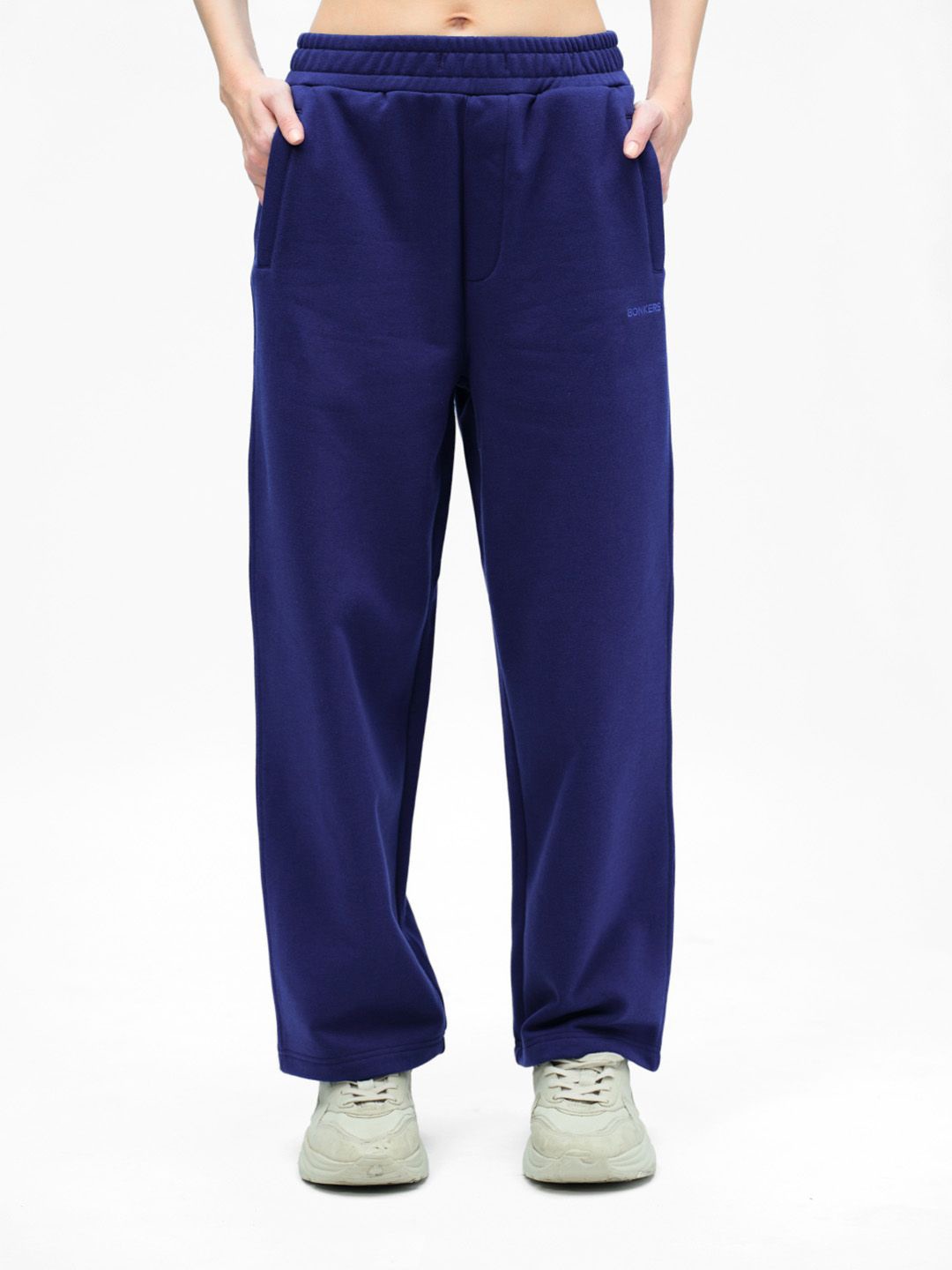 

Bonkers Corner Women Navy Blue Everyday Track Pants