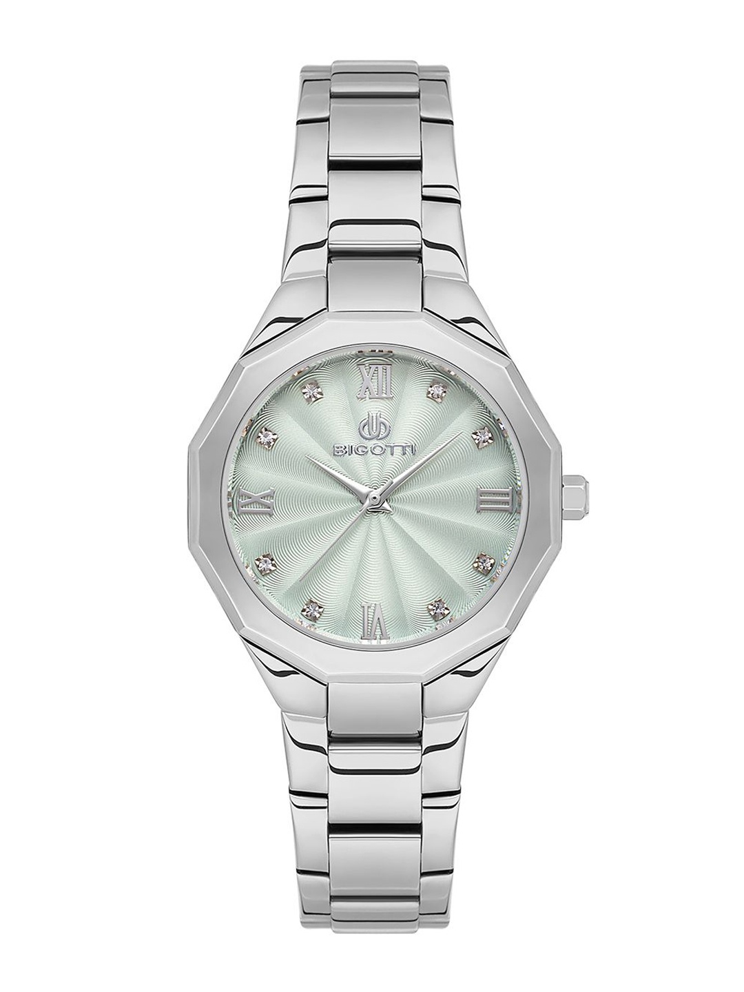 

BIGOTTI Women Dial & Stainless Steel Bracelet Style Straps Analogue Watch BG.1.10585-3, Green