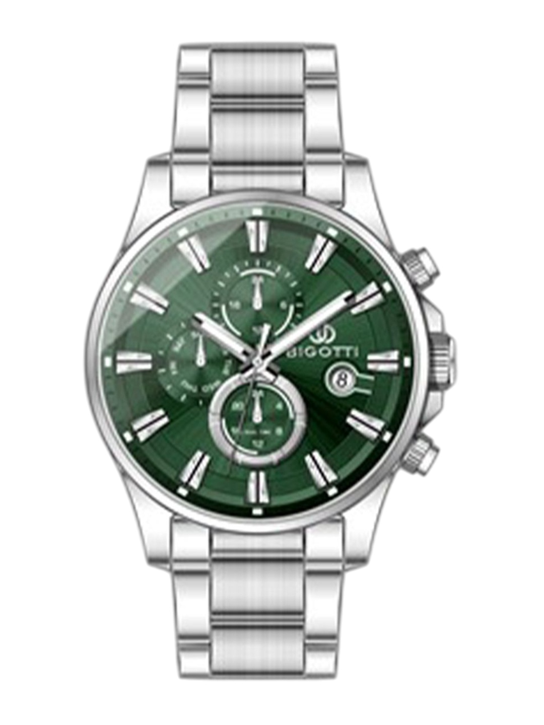 

BIGOTTI Men Embellished Dial & Stainless Steel Straps Analogue Watch BG.1.10440-6, Green