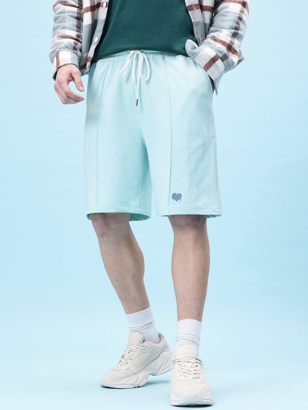 

glitchez Men CozyCruise Relaxed Fit Shorts, Blue