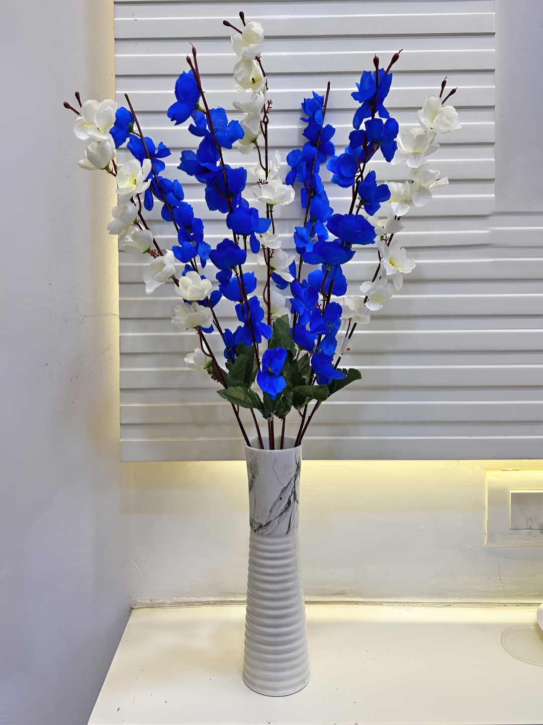 

ARTSY Blue & White Cherry Blossom Artificial Flower