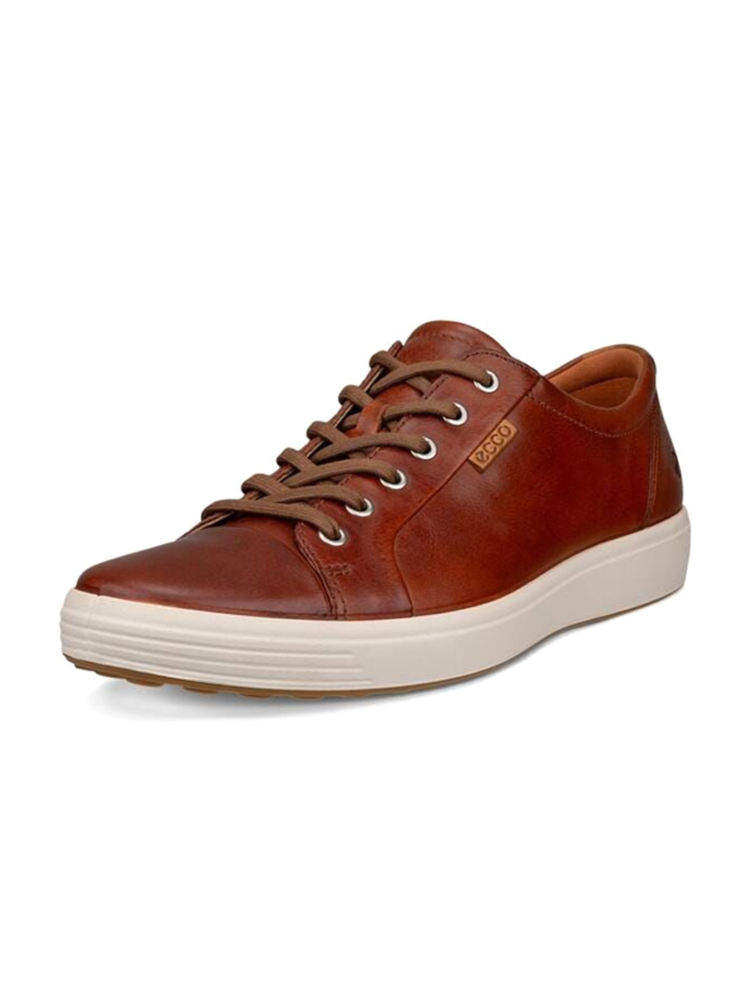 

ECCO Men Leather Lace-Ups Sneakers, Brown