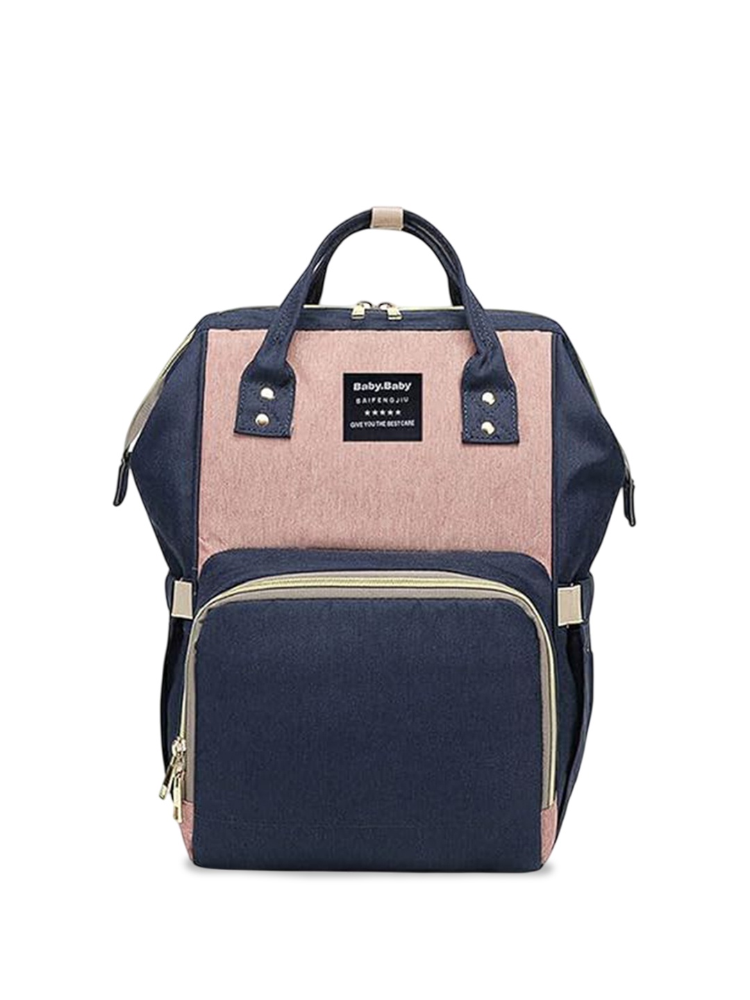 

HOUSE OF QUIRK Unisex Baby Diaper Bag Maternity Backpack, Navy blue