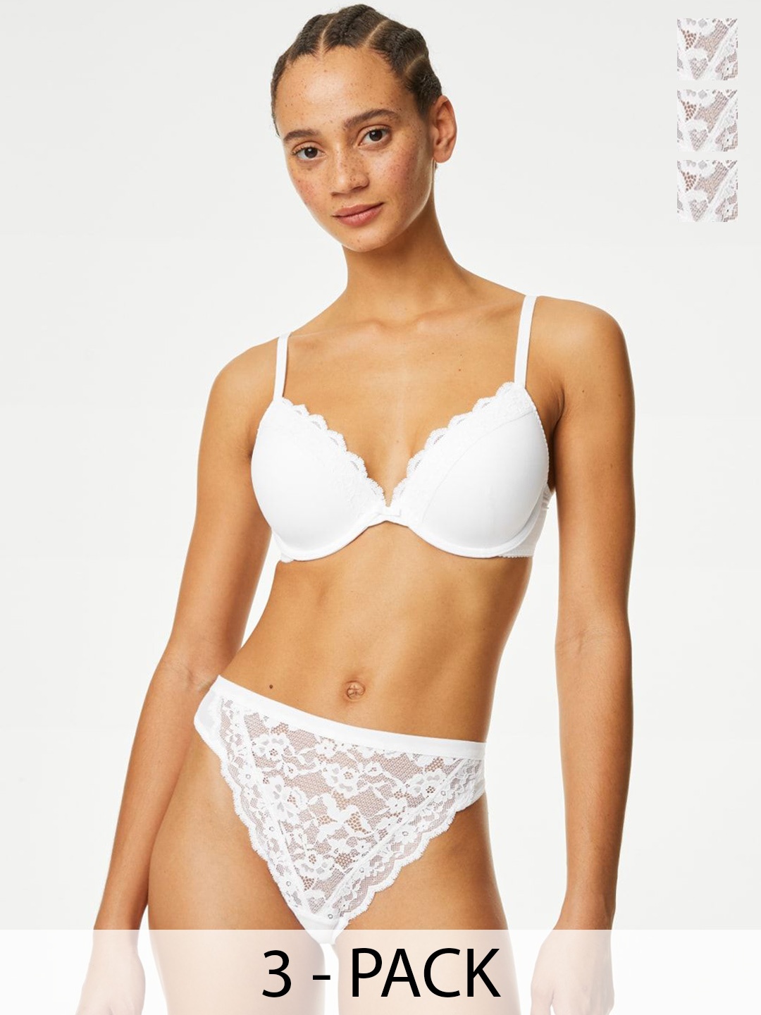

Marks & Spencer Pack Of 3 Basic Briefs, White