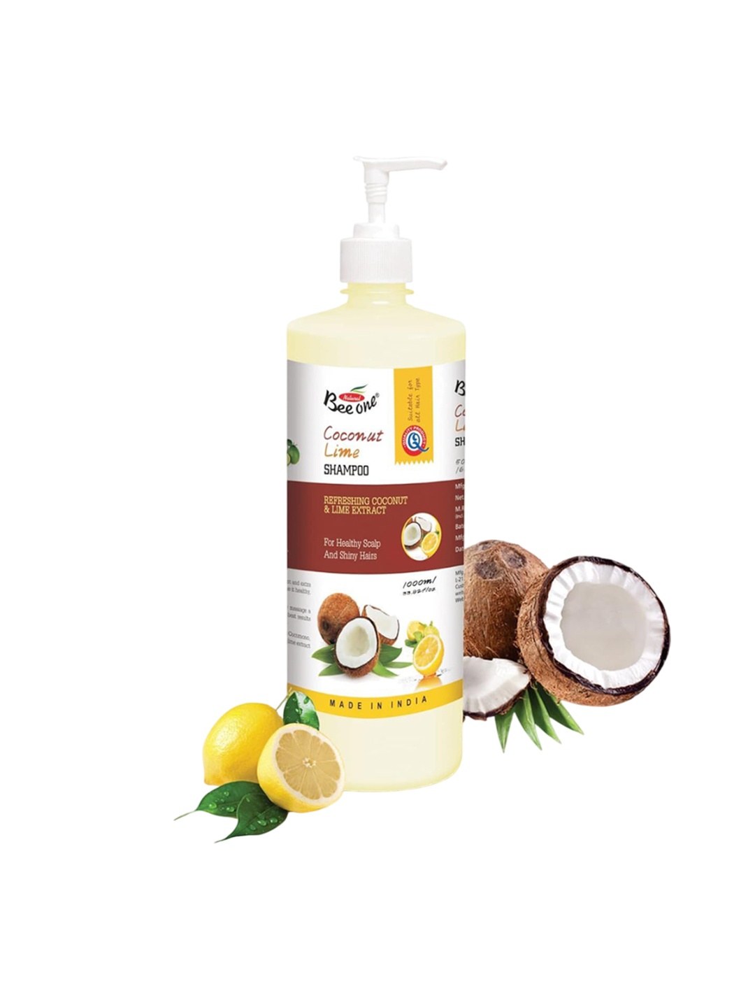 

Beeone Coconut Lime Shampoo- 1000 ml, Yellow
