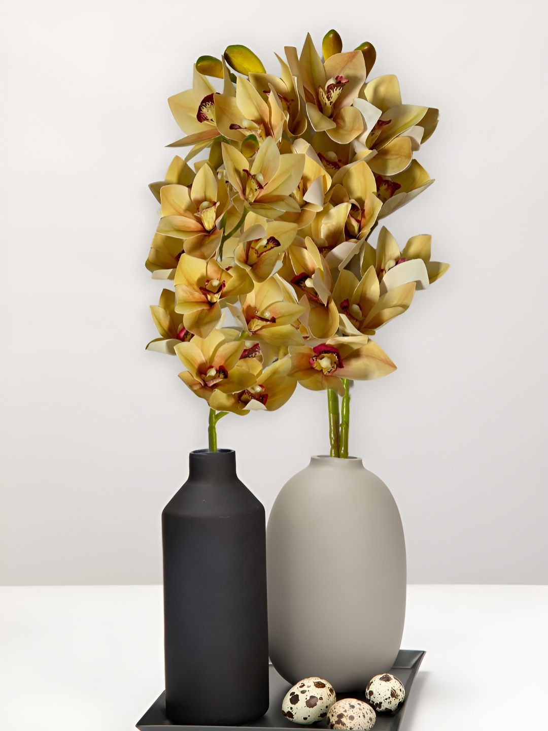 

ARTSY Green & White Peony Artificial Flower