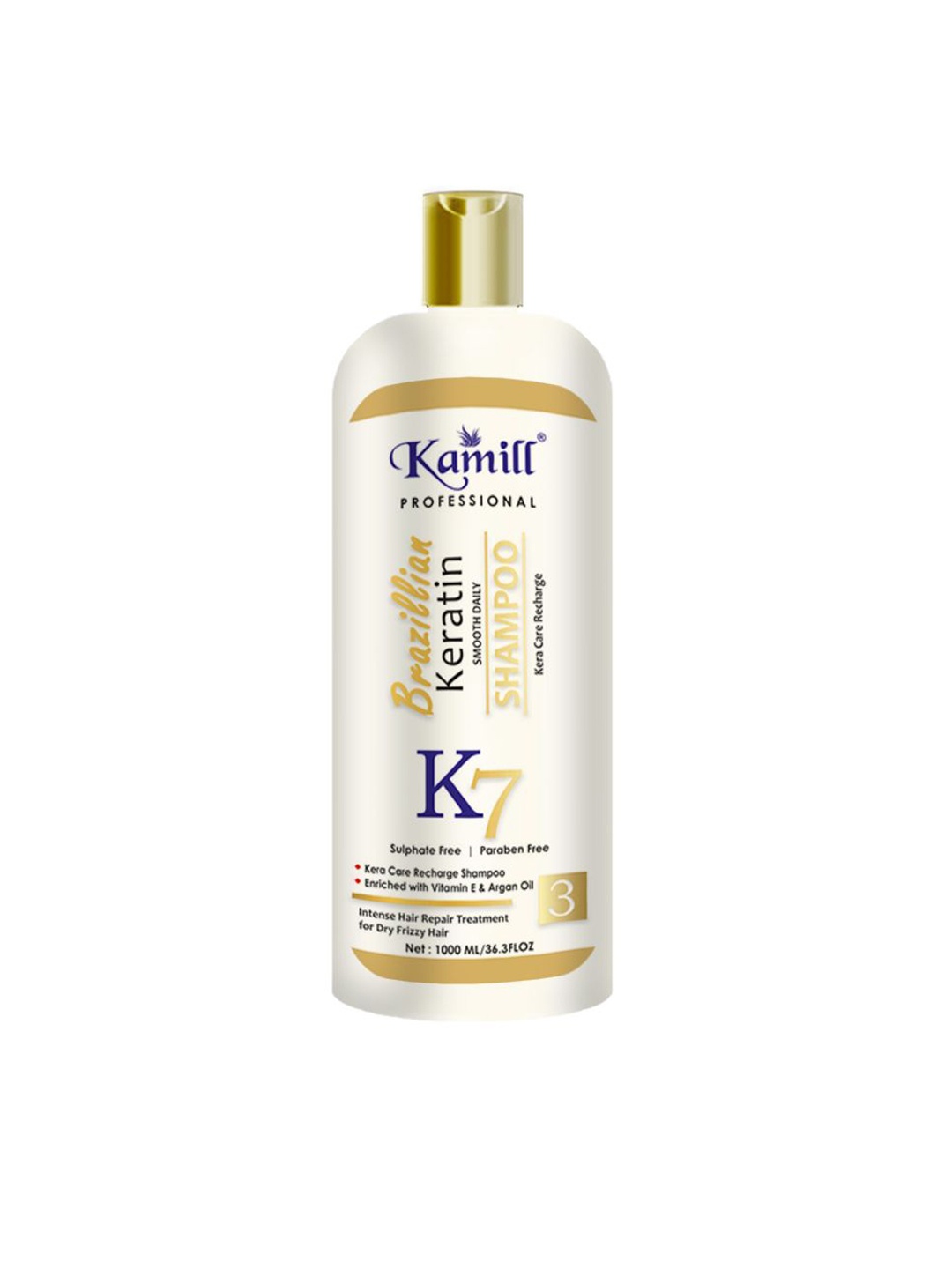 

Kamill Professional Brazillian Keratin Smooth Daily Shampoo With Kera Care Recharge - 1 kg, White