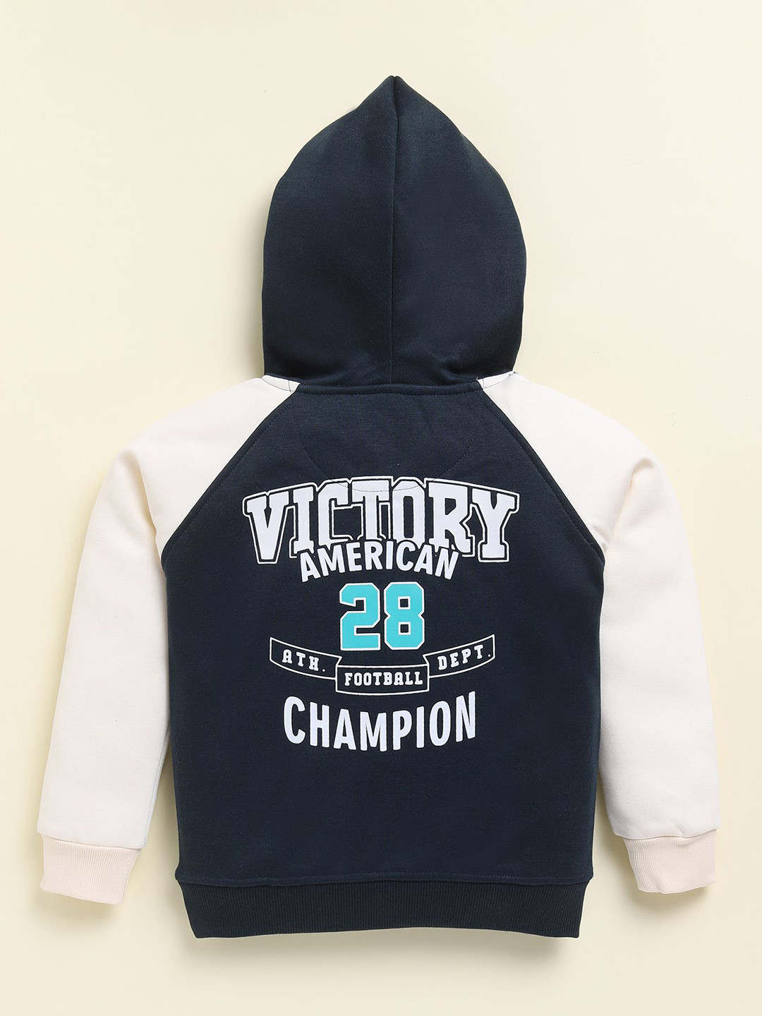 

CRAZYPENGUIN ELITE Boys Printed Hooded Sweatshirt, Green