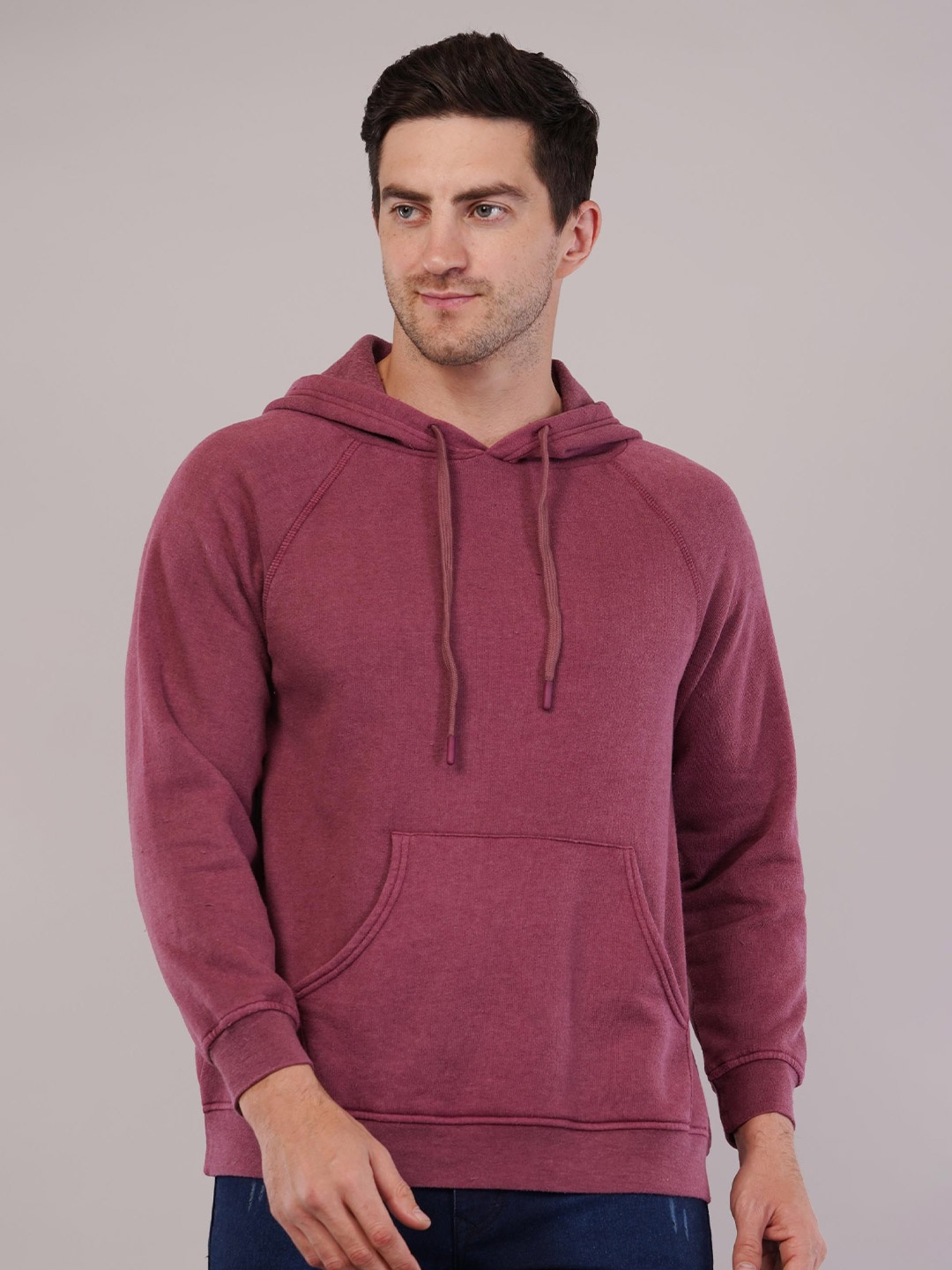 

Nimble Men Hooded Sweatshirt, Maroon