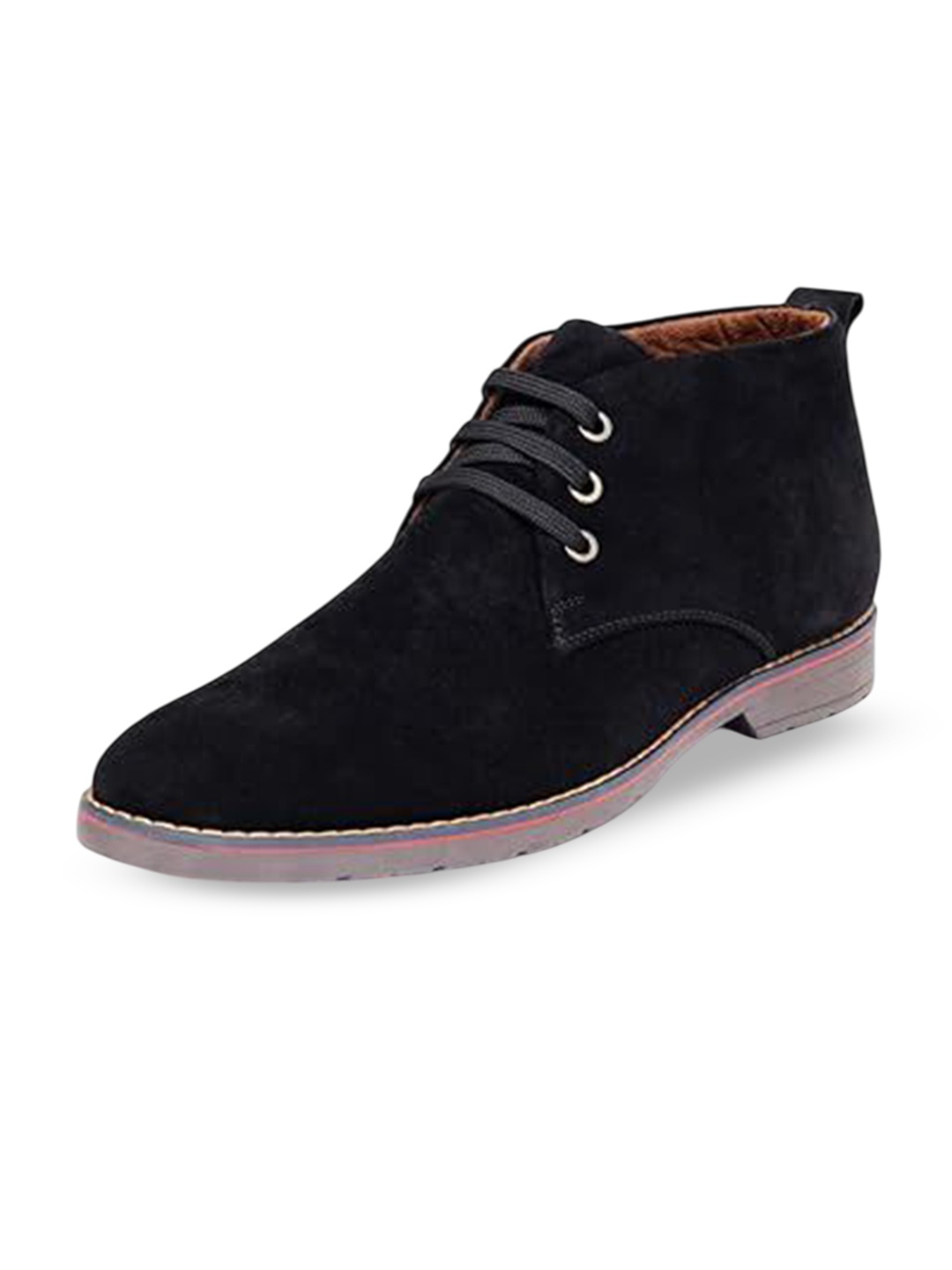 

ARAMISH Men Lace - Ups Suede Derbys, Black