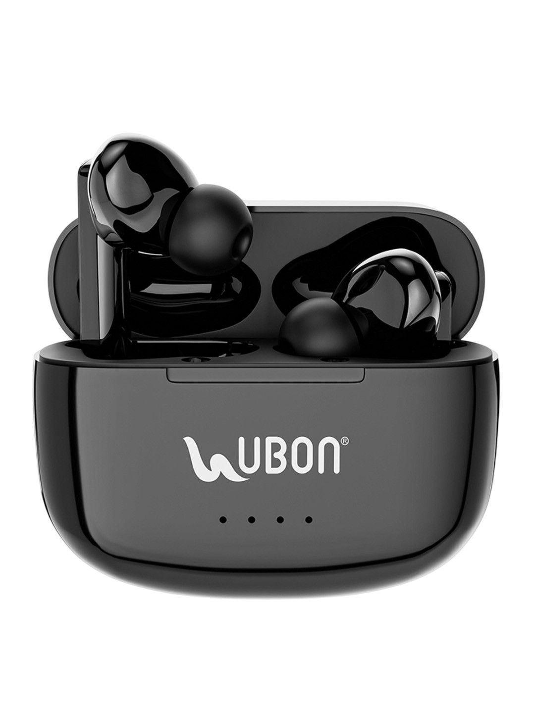 

UBON Printed J7 Ninja 6.0 Quad Mic Wireless Earbuds, Black