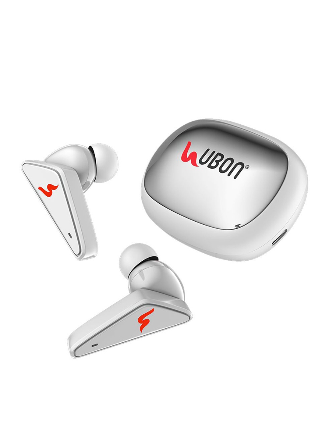 

UBON Printed BT-355 Blaster Series Wireless Earbuds, White