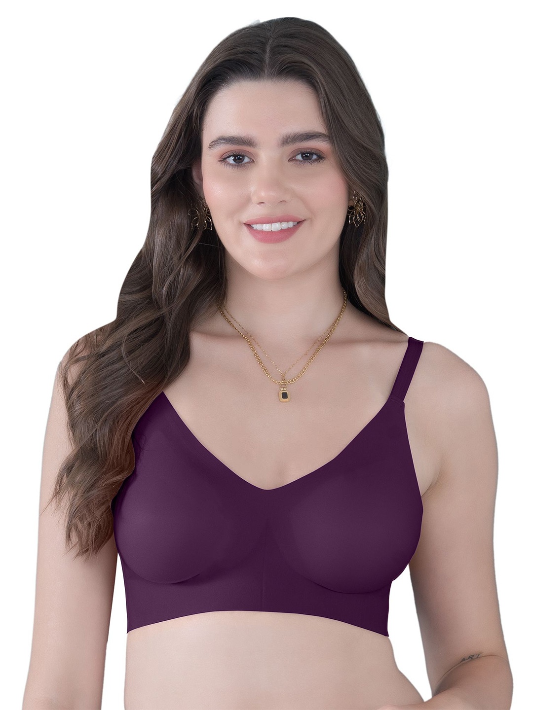 

Tweens Women Full Coverage Lightly Padded Bra, Purple