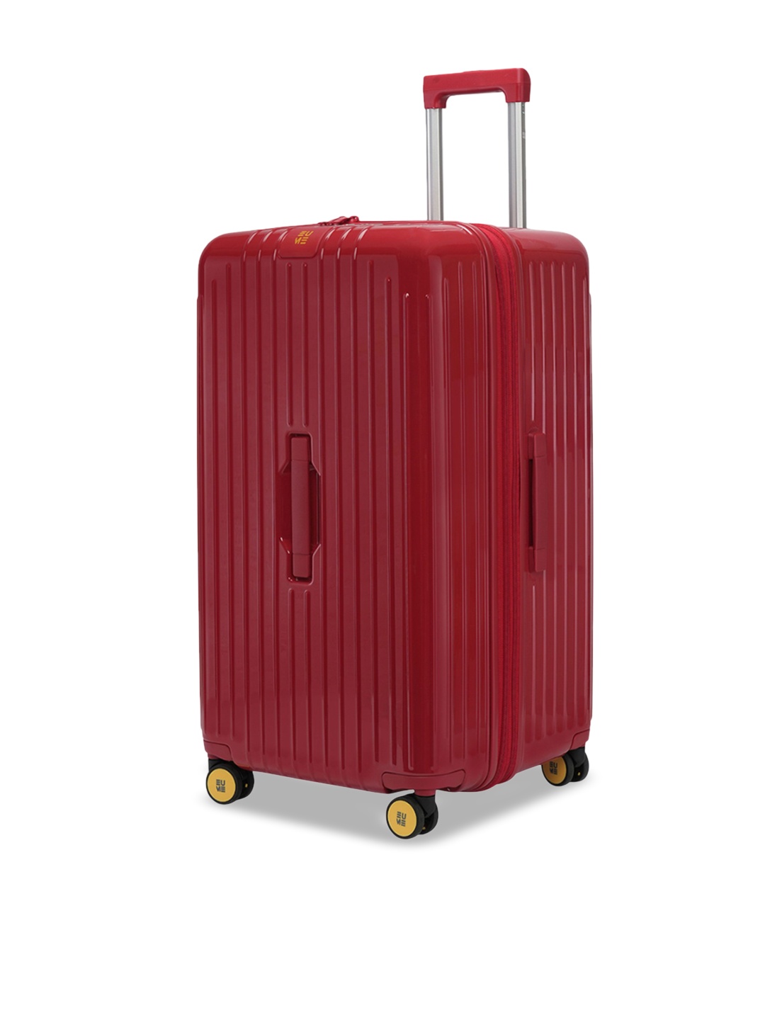 

EUME Large Hard-Sided Suitcase Trolley Bag, Red