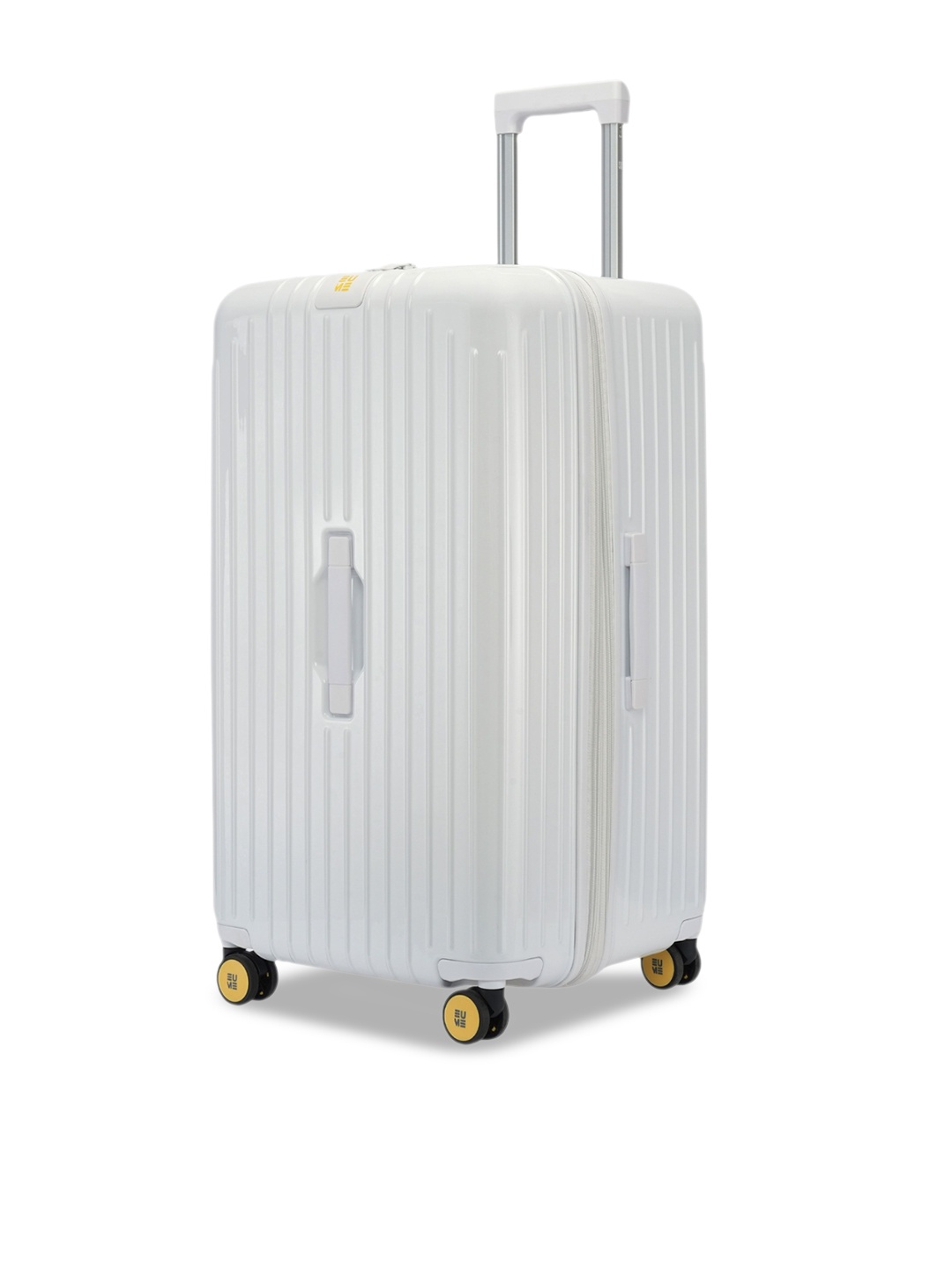 

EUME Hard-Sided Large Trunk Check-in Trolley Suitcase, White