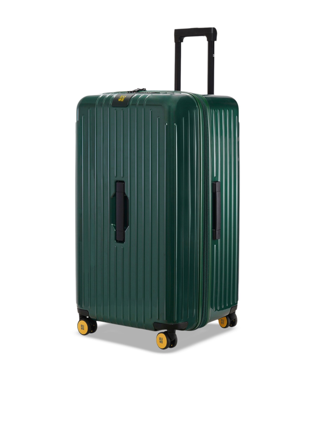 

EUME Large Hard-Sided Suitcase Trolley Bag, Green